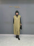 Stand Collar Zip Long Vest